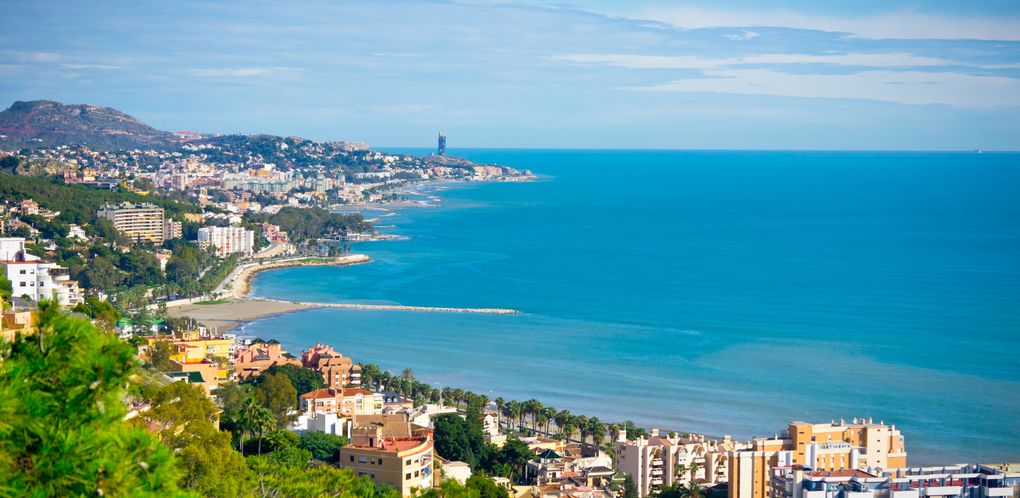 Vista panor&aacute;mica de M&aacute;laga y la Costa del Sol